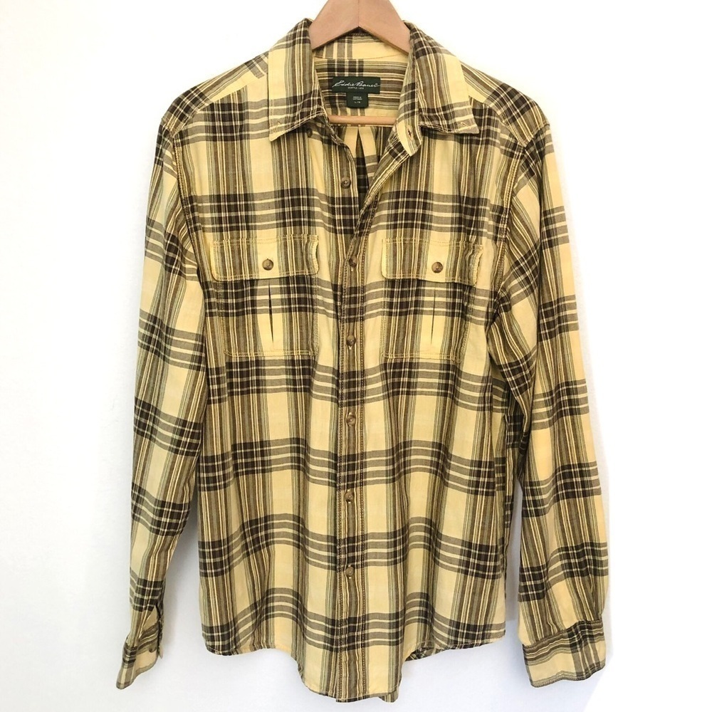 Eddie Bauer Cotton Plaid Shirt